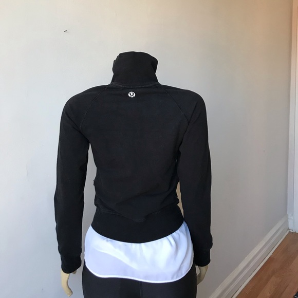 Vintage lululemon black Jacket size 6 - Picture 3 of 6